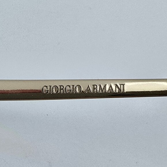 *SOLD* Giorgio Armani GA448/S Gold Frame Brown Gradient Lens Aviator Sunglasses - Picture 8 of 12